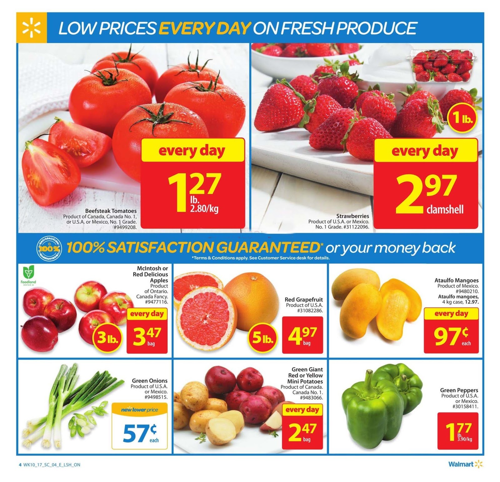 walmart grocery flyer march 30 to april 5 2017 weekly flyers canada walmart weekly flyer groceries