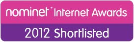 Shortlisted for Nominet Internet Awards 2012