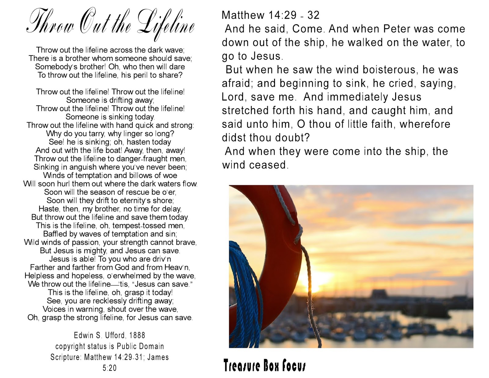 Throw Out The Lifeline