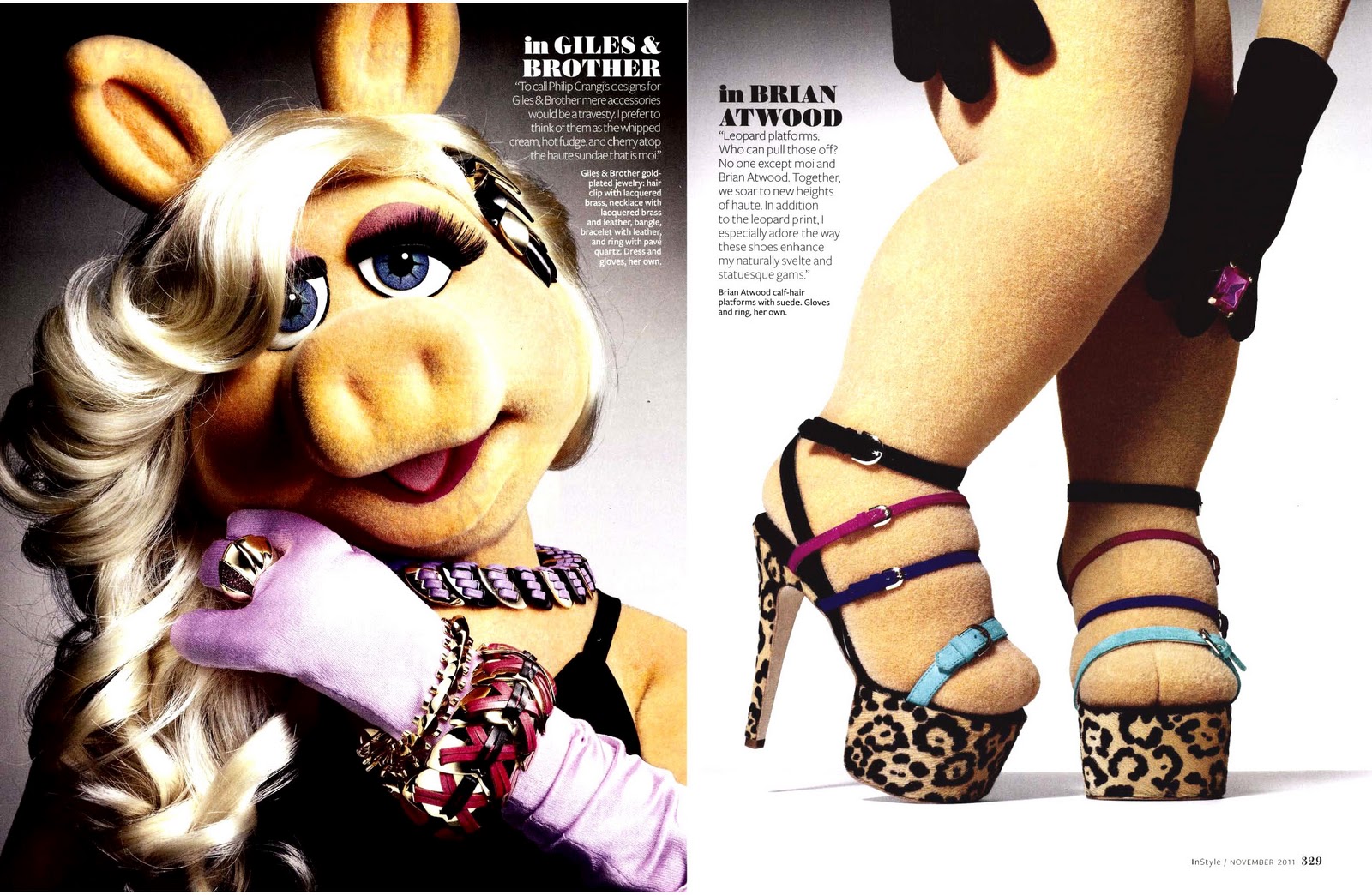 Bir Moda İkonu Olarak Miss Piggy.
