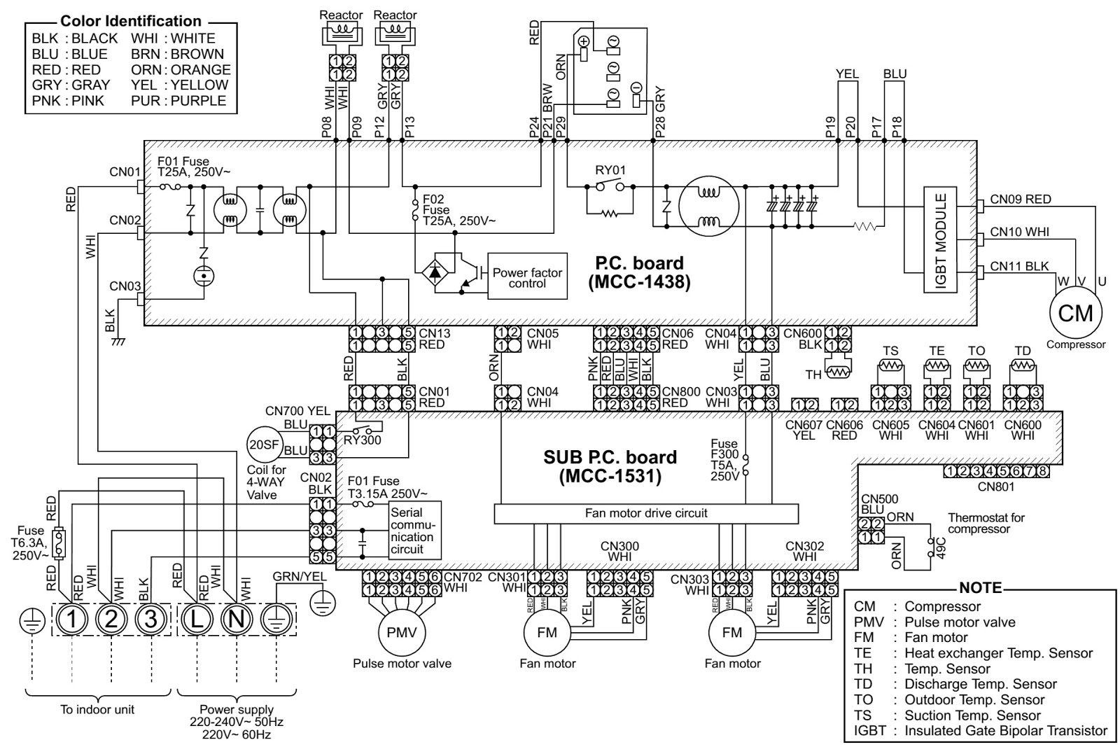 Toshiba Refrigerator Wiring Diagram