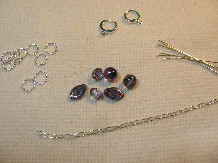 Beading Arts: Leftover bead earrings