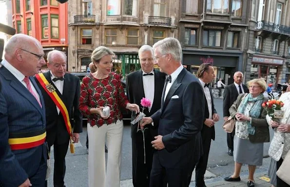 King Philippe and Queen Mathilde attends the 8th gala concert of the King Baudouin foundation organized by the East Flanders committee in Gent