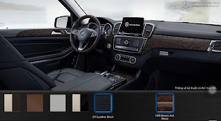 Màu nội thất Mercedes GLS 500 4MATIC 2016 Nội thất Mercedes GLS 500 4MATIC 2016 màu Đen 211