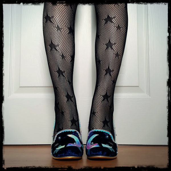 wearing primark fishnet star tights and irregular choice shoes wearing primark fishnet star tights and irregular choice shoes