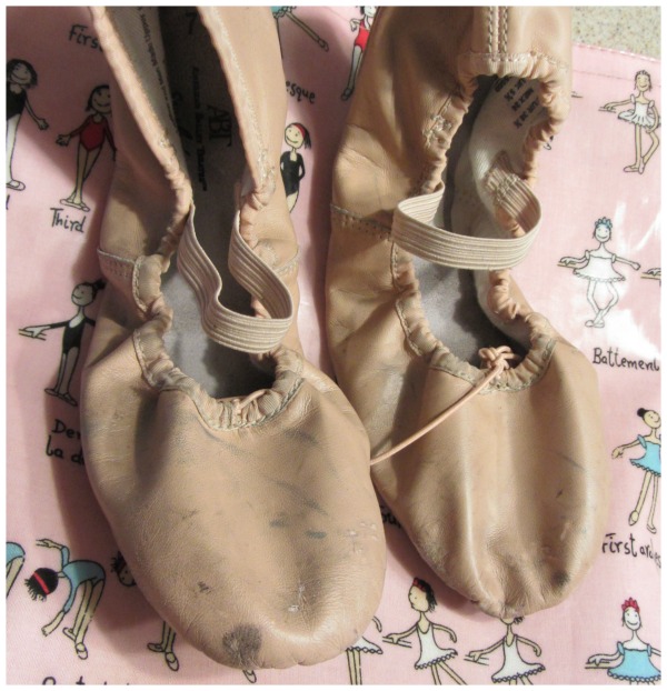 cleaning ballet slippers