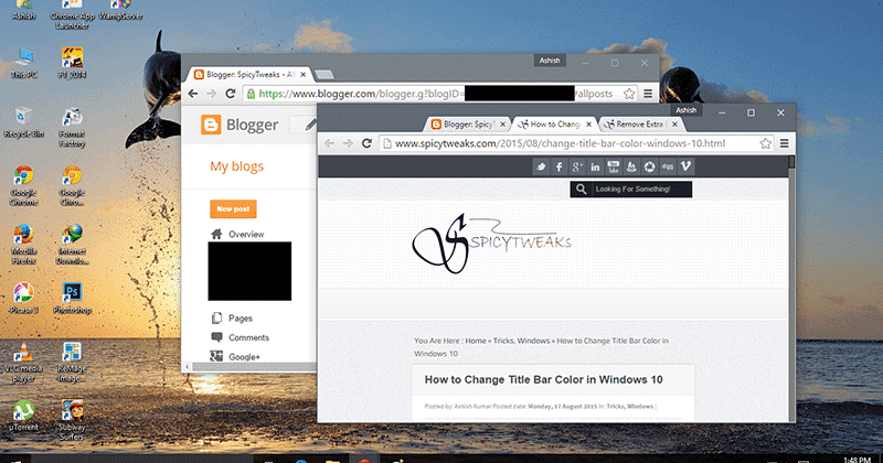 Select & Move Multiple Tabs at Once in Chrome ~ SpicyTweaks