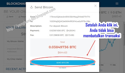 Langkah-langkah Deposit Bitcoin ke Bitcoin.co.id