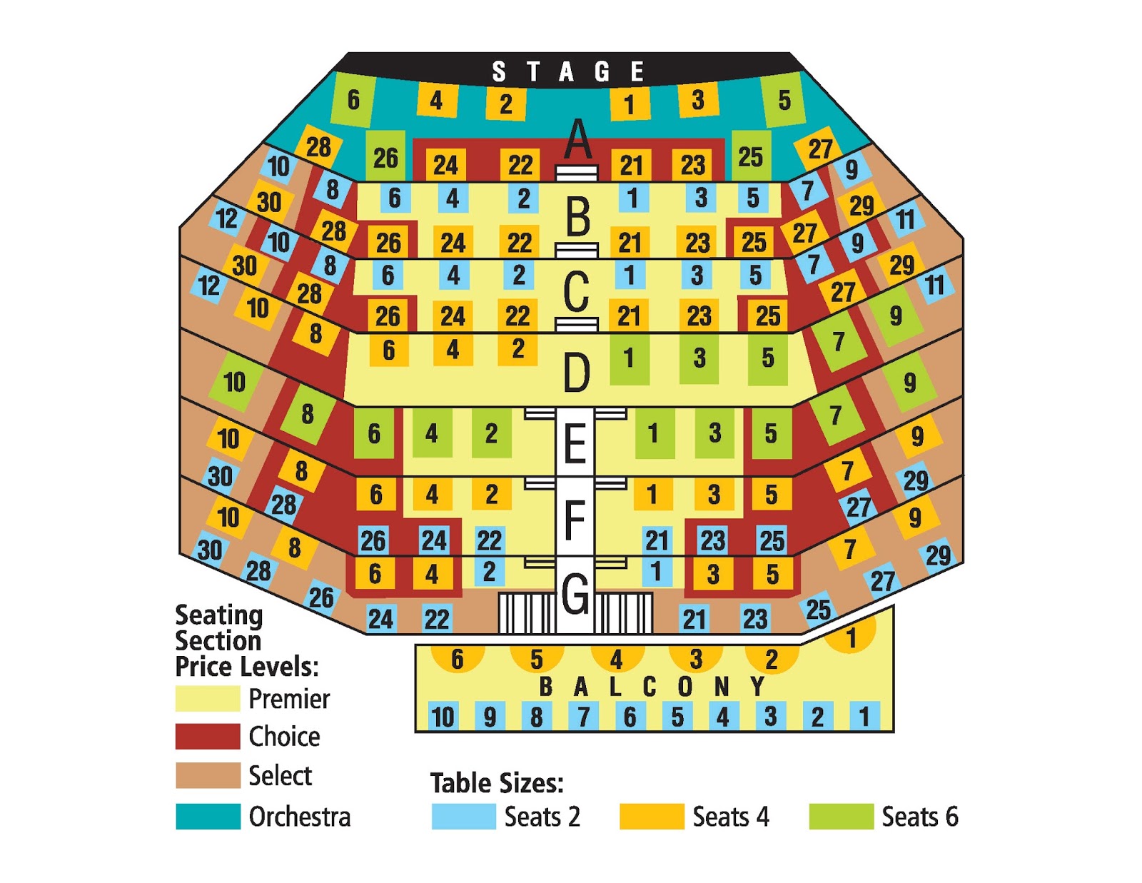 Asu Seating Chart