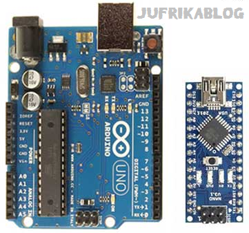 Perbedaan Arduino Uno dan Nano - jufrika com