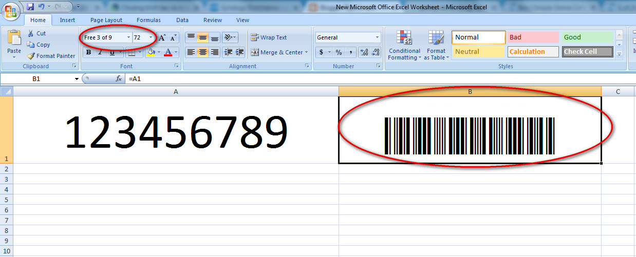 Cách tạo mã vạch Barcode trong file Excel Tips Simple