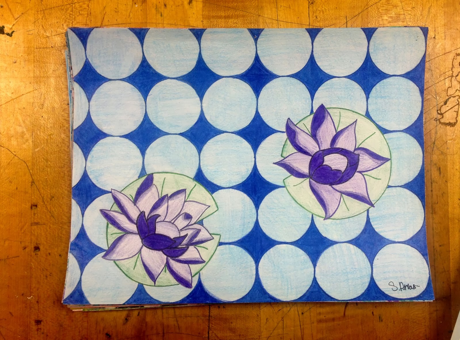 creat[ed] Art Studio 508 in Tessellations High School Art Lessons