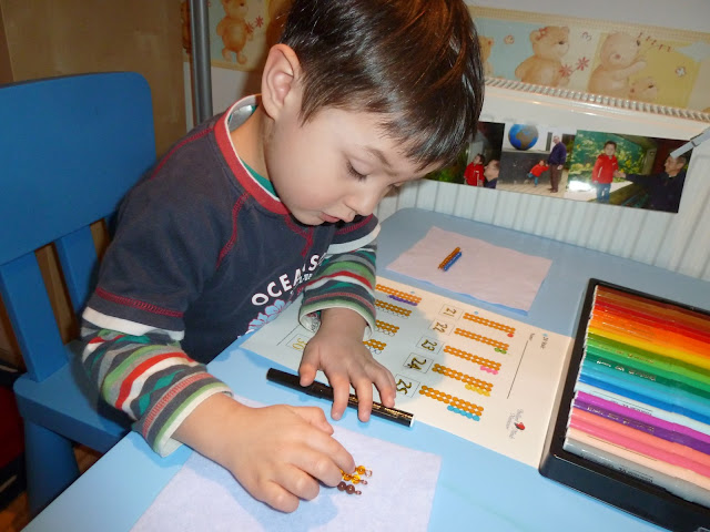 Family FECS: Montessori Activity: Bead Stair 20