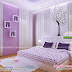 Girl bedroom and kitchen interior
