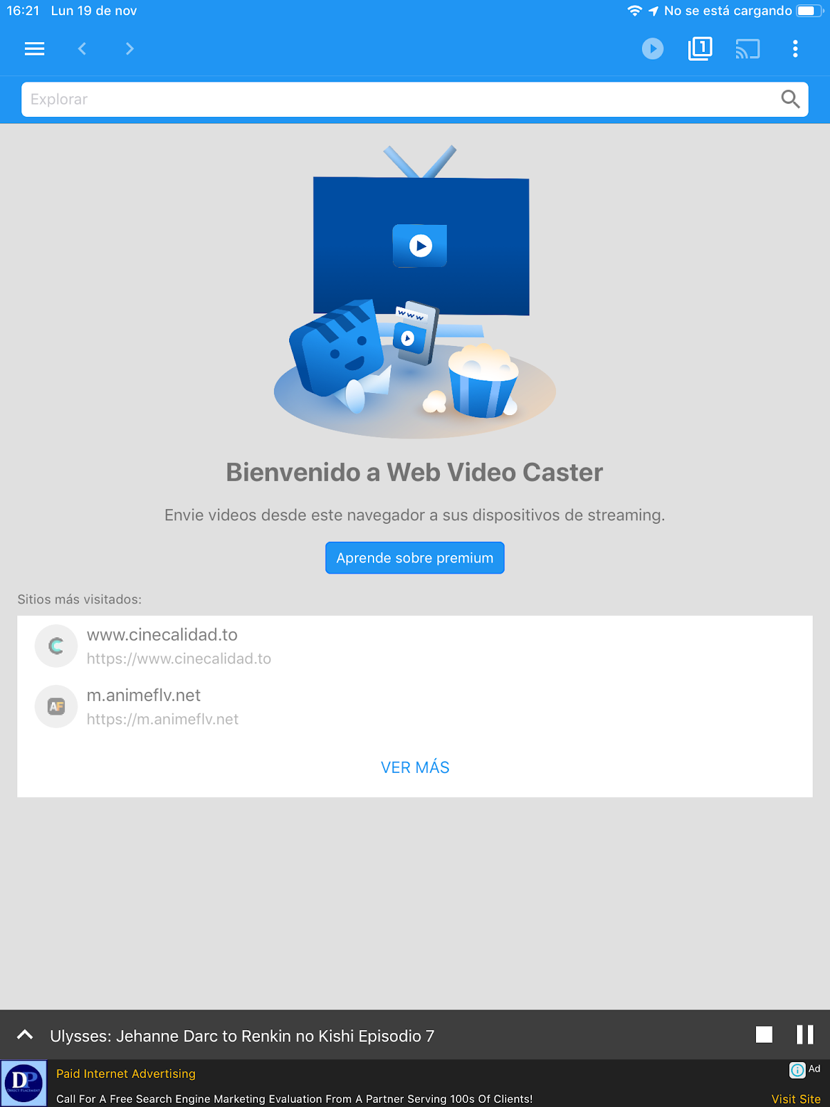  Video Caster Ahora en IOS / iphone / ipad / ipod compatible con ROKU