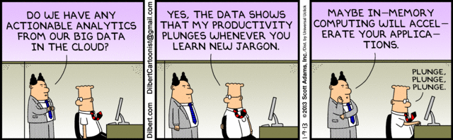 Dilbert analytics jargon