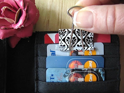 binder clip for wallet
