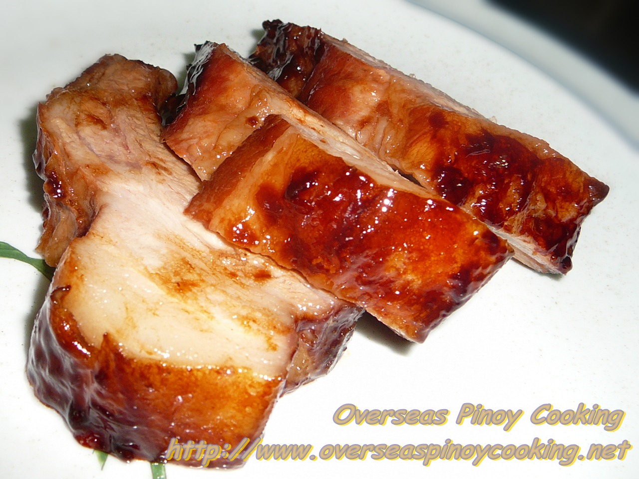 Pinoy Baked BBQ Pork Ribs