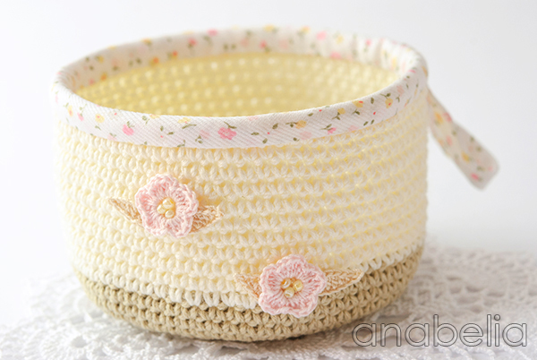 Crochet basket by Anabelia