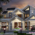 Sloping roof style modern 2855 sq-ft house plan