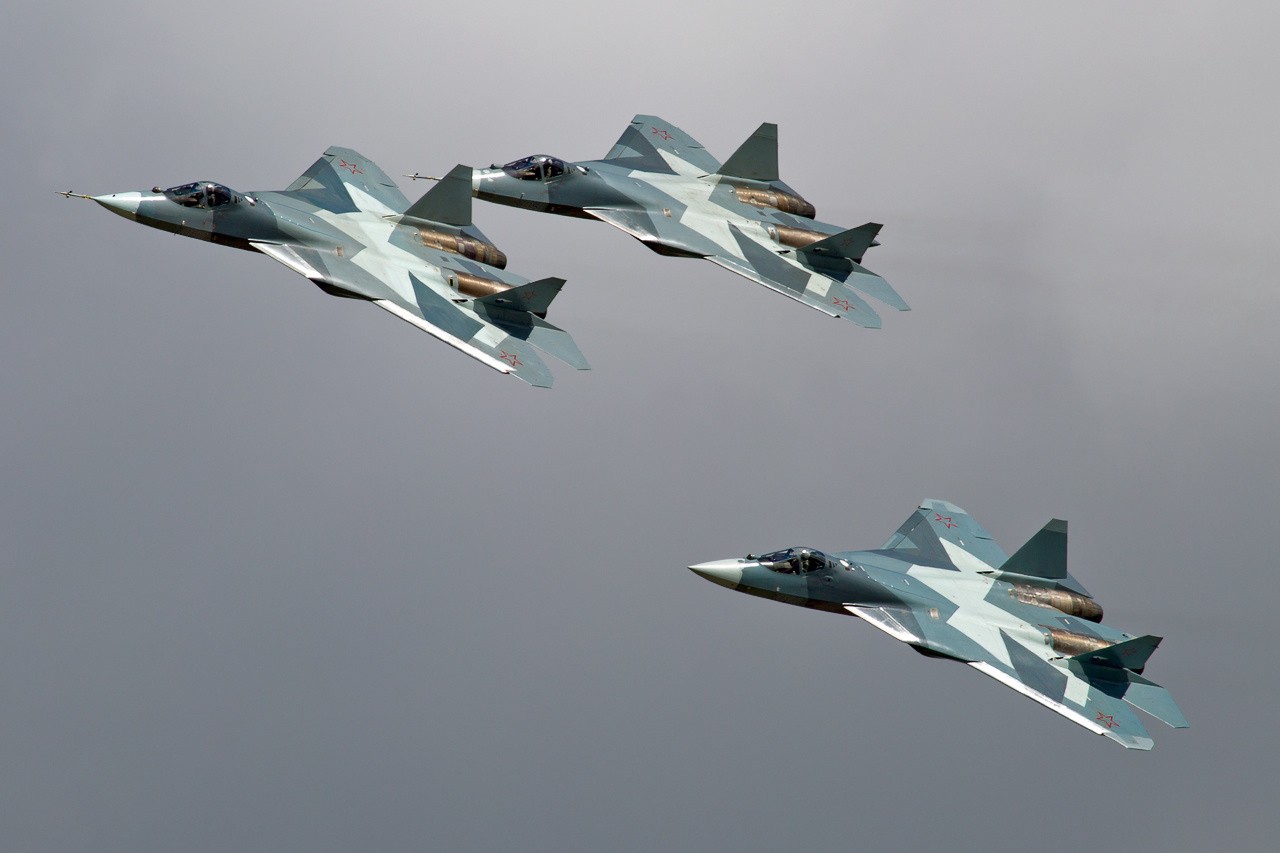 Russia PAK FA is technically comparable to the F-22 but