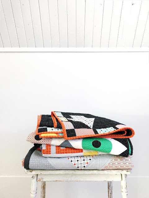 Quilts Made with UPPERCASE Fabric Designed by Janine Vangool for Windham Fabrics Janine Vangool, Uppercase fabric, quilts, windham fabric, Interview with Anne Butera on the My Giant Strawberry Blog