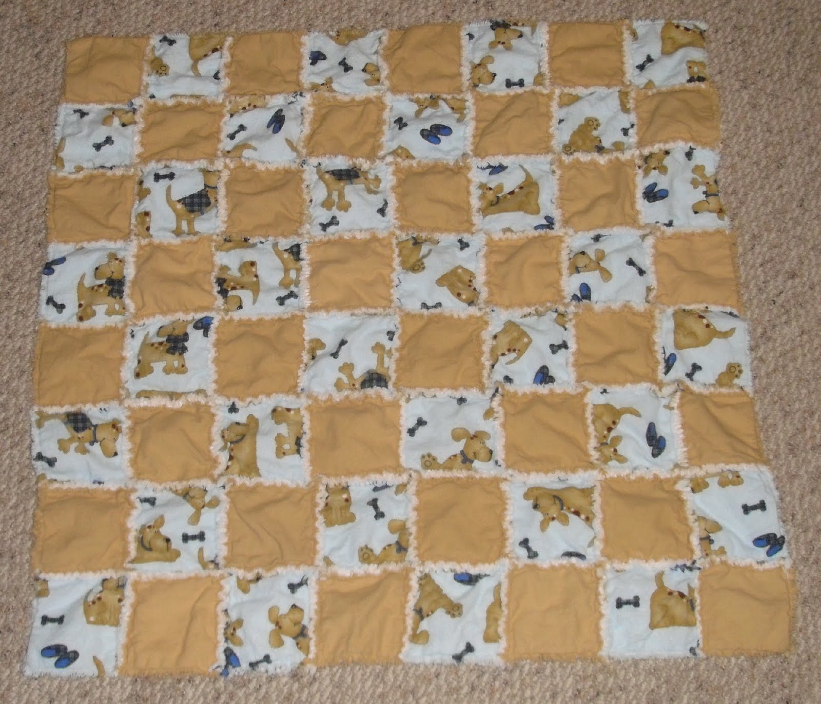 INKspired Greetings & Baby Things! Baby Rag Quilts