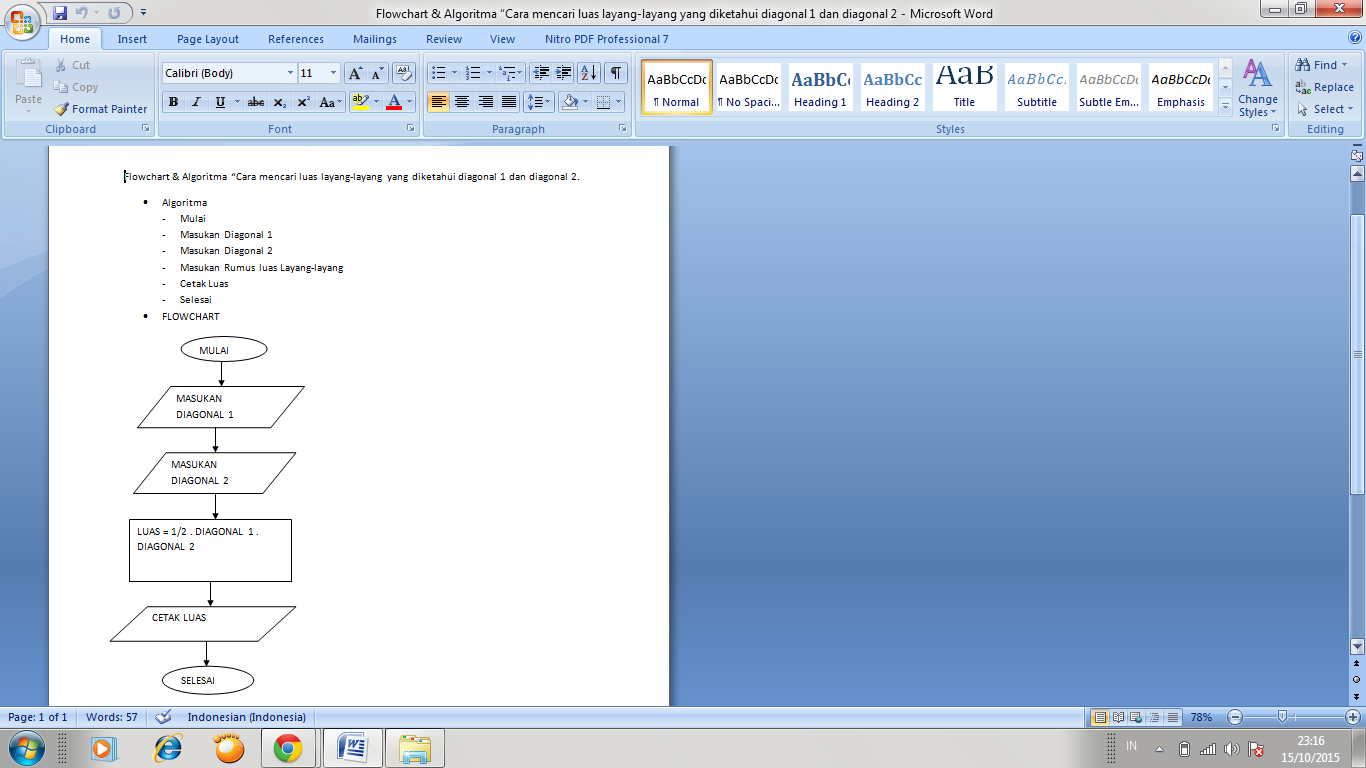 Flowchart Layang Layang Rumi Books
