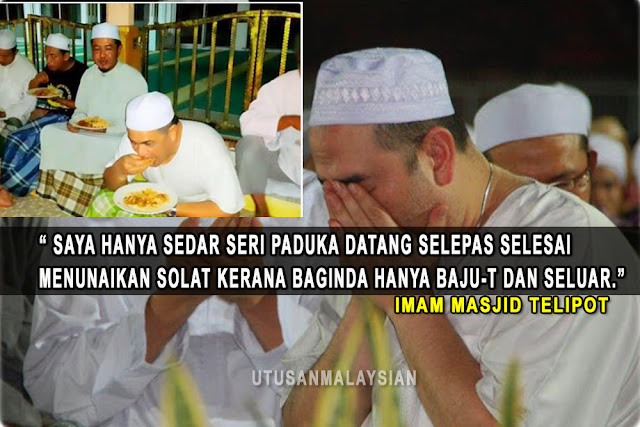 IMAM TAK SEDAR SULTAN KELANTAN JADI MAKMUM