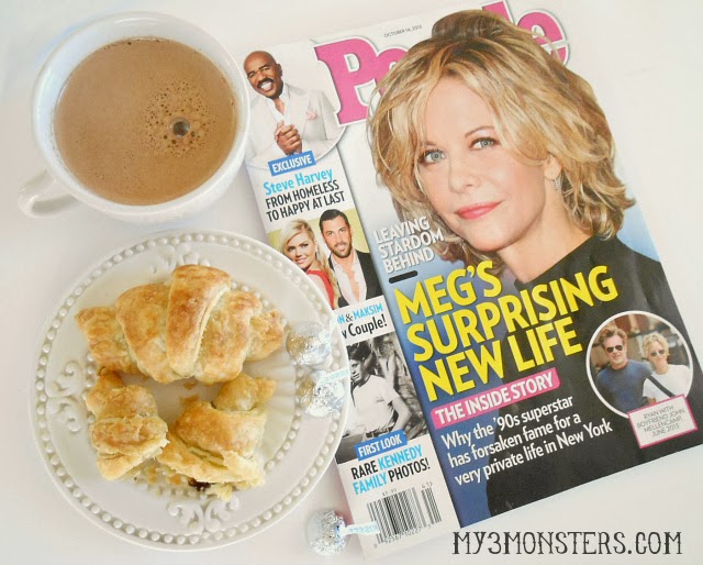 Take a Mommy Time Out this week with PEOPLE Magazine and a little Pain au Chocolat made from Hershey's Kisses #HersheysPeople #PMedia #ad