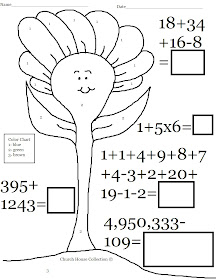 Church House Collection Blog: Easter Math Worksheets For Kids