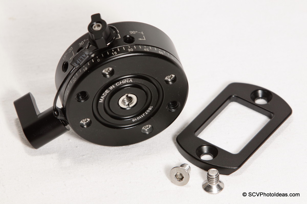 Sunwayfoto DDP-64SX Indexing Rotator bottom view - AM-01 removed