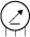 Indicateur de position angulaire ou de pression symbole Indicateur de position angulaire ou de pression,