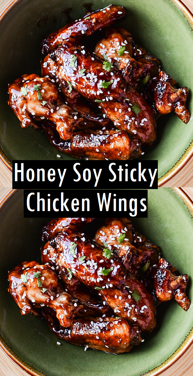 Honey Soy Sticky Chicken Wings Dessert & Cake Recipes