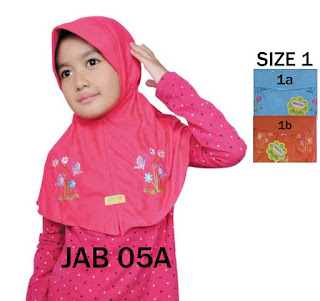 Jilbab Anak Delima Jab 05A Size 