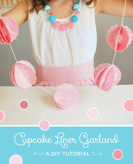 anna and blue paperie DIY Tutorial Cupcake Liner Garland