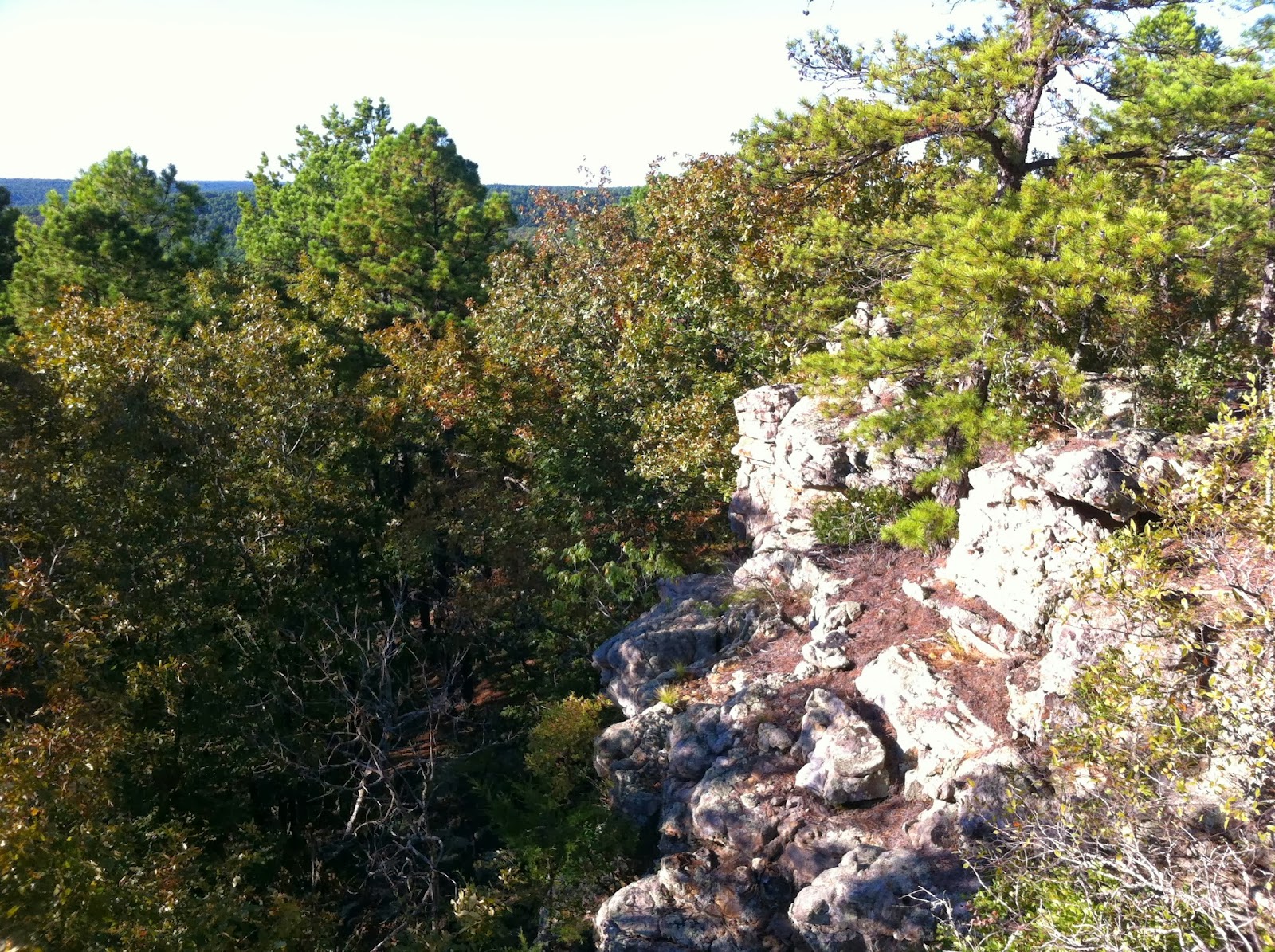 Paul Booker Rock Climbing at McGee Creek State Park in Oklahoma