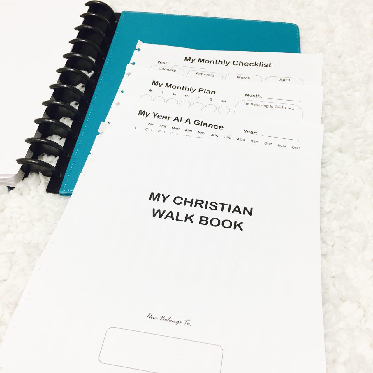 My Christian Walk Book HOW TO SETUP YOUR OWN CHRISTIAN WALK BOOK