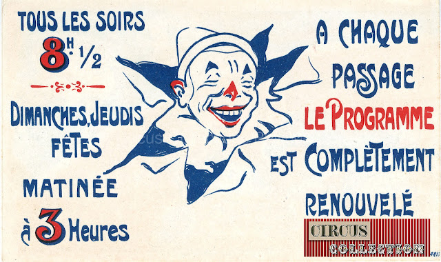 tous les soirs 8h1/2 dimanche, jeudi ,fêtes matinées à 3 heures 