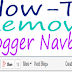 How To Add / Remove Blogger Navigation Bar
