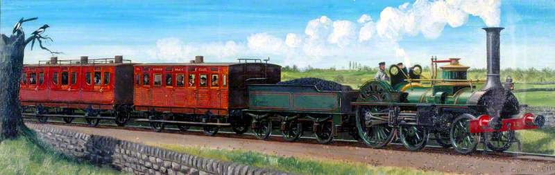DE ARTE EM ARTE : PINTURAS DE TRENS - LOCOMOTIVAS