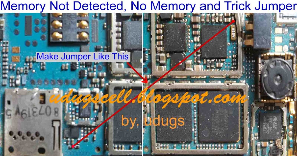 analysis of mobile nokia 6300 mmc not working problem solution memory not detected and trick jumper