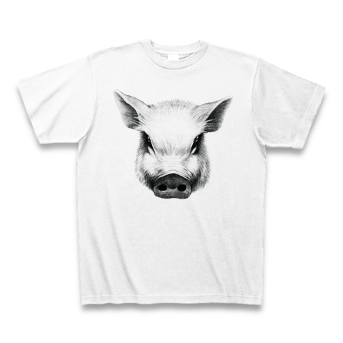 リアル絵ｔシャツ屋さんのブログ 芸術的で文化的な最低限度の生活 豚のイラストｔシャツ リアルイラストでなんかちょっと怖い