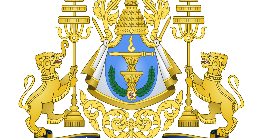 Gambar Lambang/Simbol &amp; Bendera Negara Kamboja Idezia