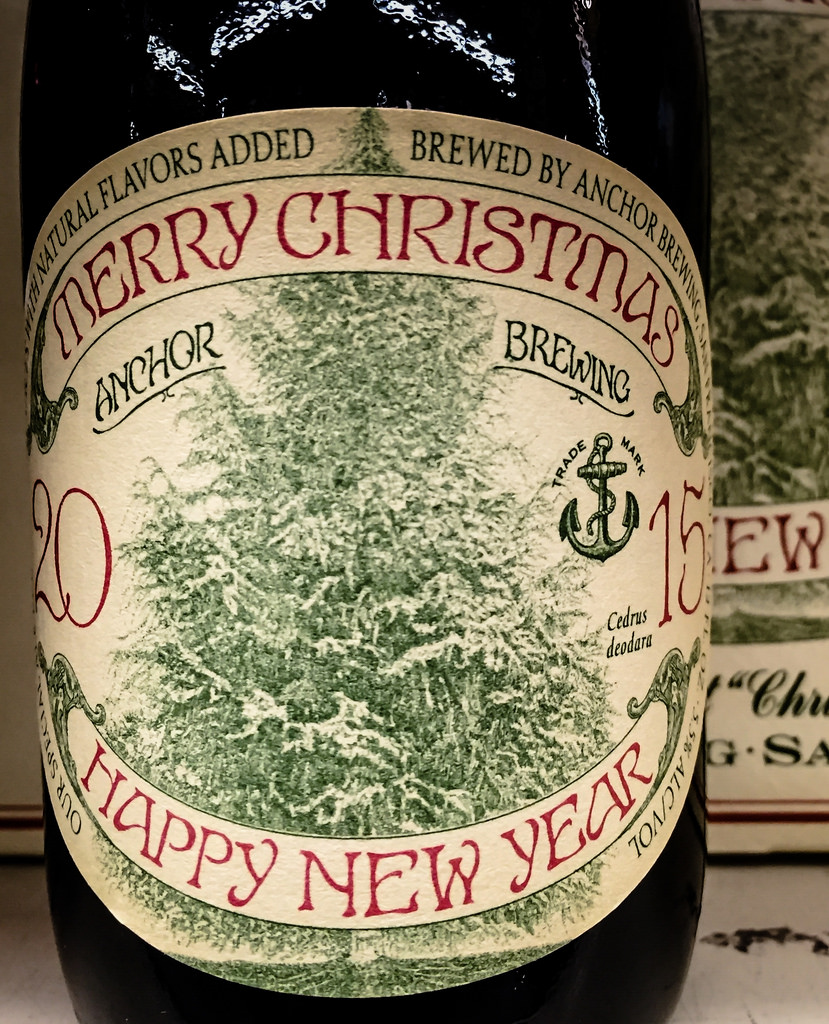 Cervejas de Natal Anchor Merry Christmas and Happy New Year NINKASI