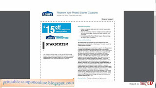 Free Printable Lowes Coupons Free Printable Lowes Coupons