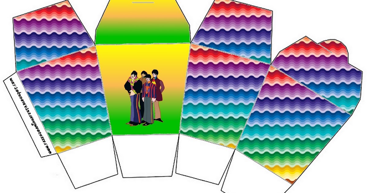 Download Beatles Yellow Submarine Free Printable Boxes Oh My Fiesta In English Yellowimages Mockups