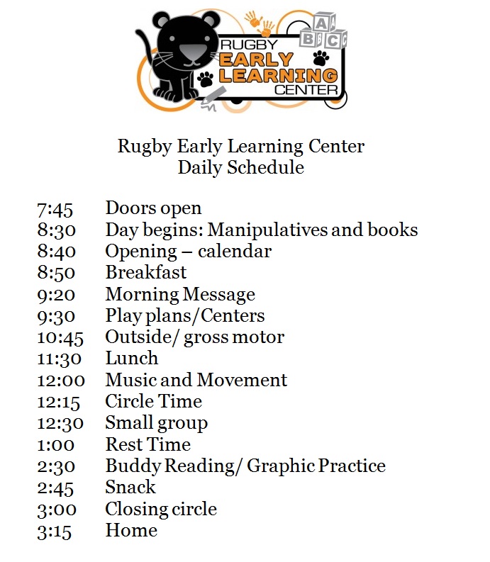 Learning, Leading and Reflecting The Rugby Early Learning Center is