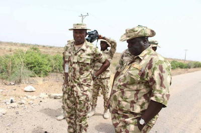 2a Two Generals survive IED attack by Boko Haram members in Borno