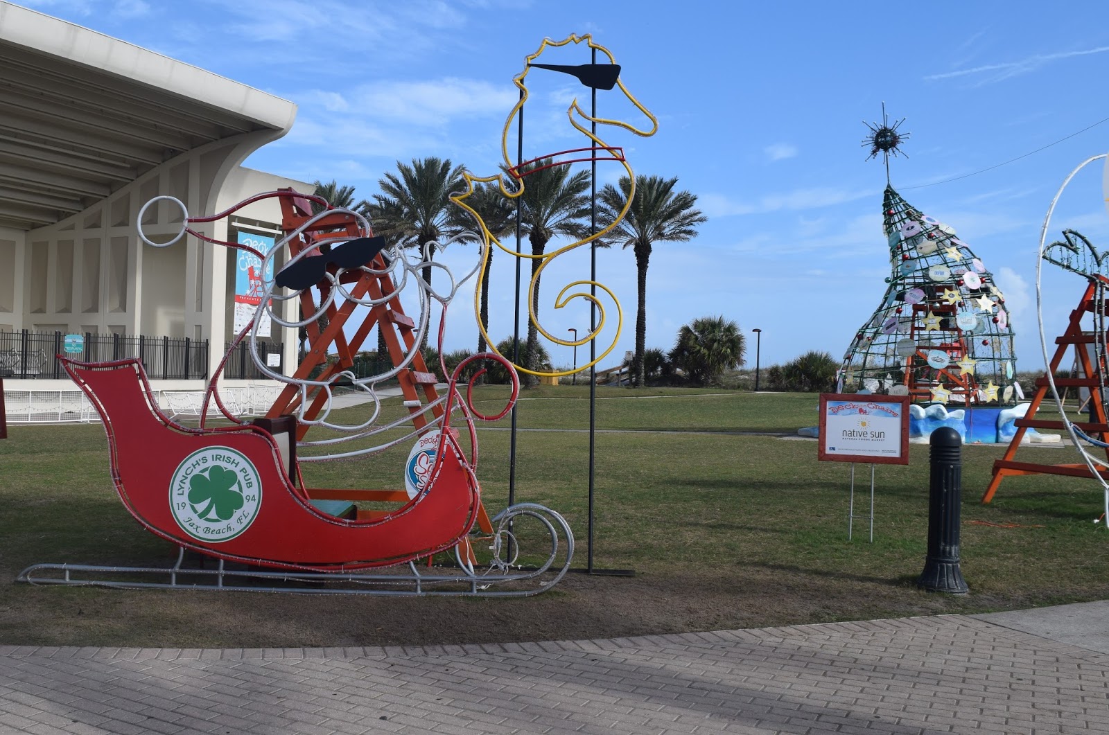 Florida Bliss Jacksonville Beach's "Deck the Chairs" at the Seawalk